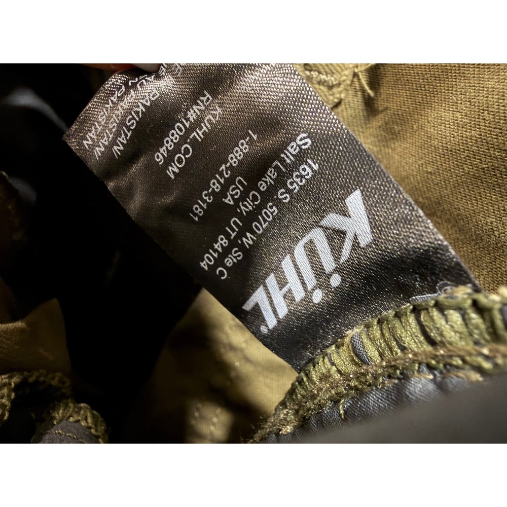 Kuhl Kontra Skinny Pants Womens 4 Olive Green High Rise Hiking Outdoor Stretch - Picture 5 of 6